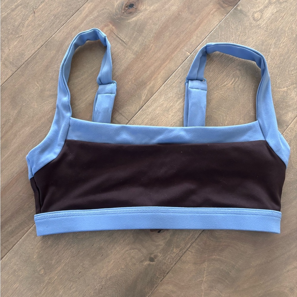 Stylish Blue and Brown Women's Bralette